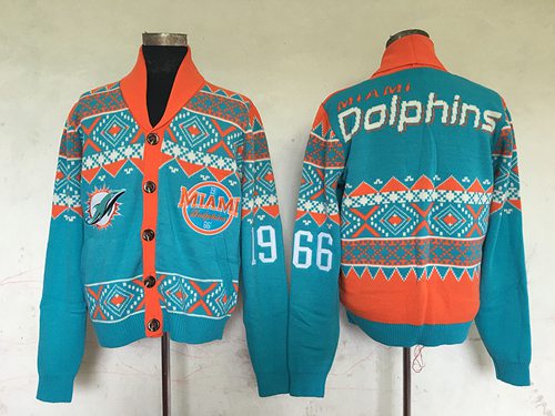 Nike Dolphins Men's Ugly Sweater_1 - Click Image to Close